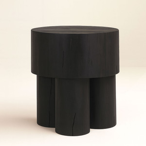 Antro Stool Table
18 dia x 20 H inches
Ebony Finish