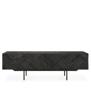 Teak Graphic TV Cupboard
63 x 18 x 20.5 H inches
Teak Wood, Metal