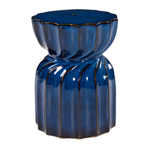 Olexia Ceramic Garden Stool - AAX-001
13 dia  x 18 H inches
Ceramic
Blue
