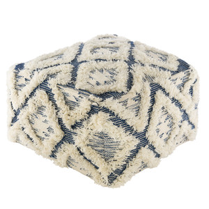 Azul y Blanco Pouf - APPF-004
22 x 22 x 14 H inches
Wool, Cotton