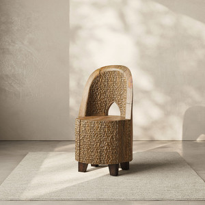 Bondi Chair
20 dia x 36 H inches
Honey Brown Finish 