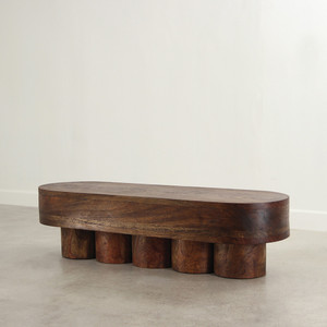 Colonnade Bench Table
21.5 x 66 x 18 H inches
Dark Walnut Finish