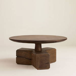 Gustav Café Table
36 dia x 16 H inches
Light Walnut Finish