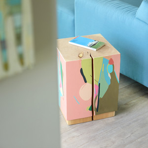 La Figura Painted Cube Table
15 x 15 x 19.5 H inches