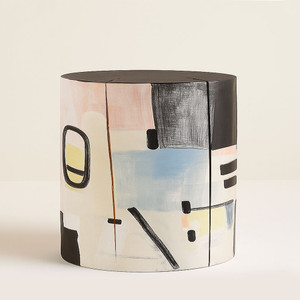 Juncosa Hand Painted Log Table
18 dia x 18 H inches