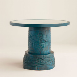 Kota Hand Carved Bistro Table
36 dia x 30 H inches
Azure Blue