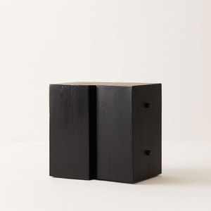 Lorenzo Cube Table
21 x 15 x 22 H inches
Ebony/Natural Finish