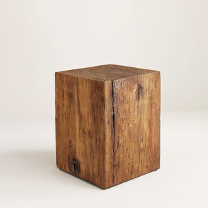 Los Olmos Urban Wood Cube
14 x 14 x 20 H inches
Reclaimed Elm Wood
Natural