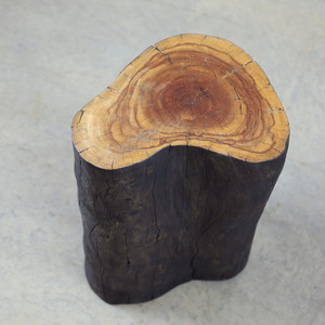 Margo Grande Outdoor Log Table S01
13 X 16 X 20.5 H inches
Midnight Black Oiled Finish