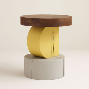 Miró Painted Occasional Table
18 dia x 22 H inches
Natural Oak
Painted Sun Valley, Tundra