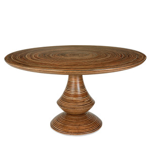 Showtime Rose Dining Table - 04-ST ROSE DT
54 dia x  29 H inches
Rattan Veneer