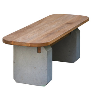 Verna Wood and Stone Bench - CN016-2S
47.25 x 18 x 18 H inches