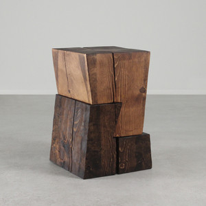 Siete Side Table 
14.5 x 14.5 x 22 H inches
Honey Brown / Dark Walnut Finish