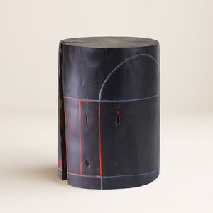 Nero Metro Hand Painted Log Table
12 - 16 dia x 18  H inches