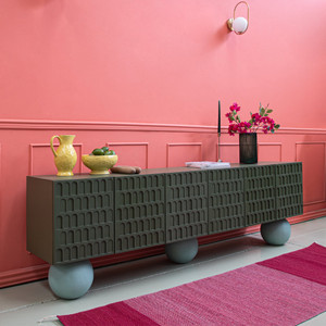 Piedad Ball Sideboard 
94 x 18 x 29 H inches