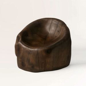 Orgánica Log Chair
34-36 dia x 36 H inches - expect variation
Dark Walnut Finish 