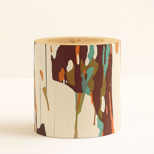 Outono Hand Painted Log Table
18 dia x 18 H inches