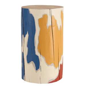 Gota Hand Painted Log Table
12 dia x 20 H inches