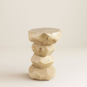 Piedra Bleached Wood Side Table
14 x 14 x 21 H inches
Reclaimed Elm Wood