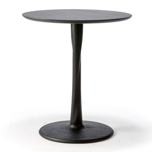 Oak Torsion Dining Table
28 dia x 30 H inches
Oak Wood
Black