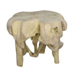 Oha Bleached Teak Table - ID111480
22 dia x 18 H inches
Teak