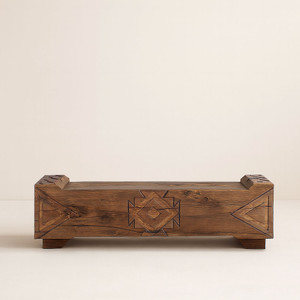 Santa Maria Wooden Carved Bench
14 x 72 x 18 H inches
Honey Brown Finish